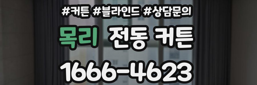 목리 전동 커튼