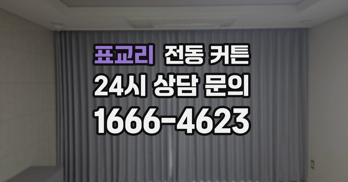 표교리 전동 커튼