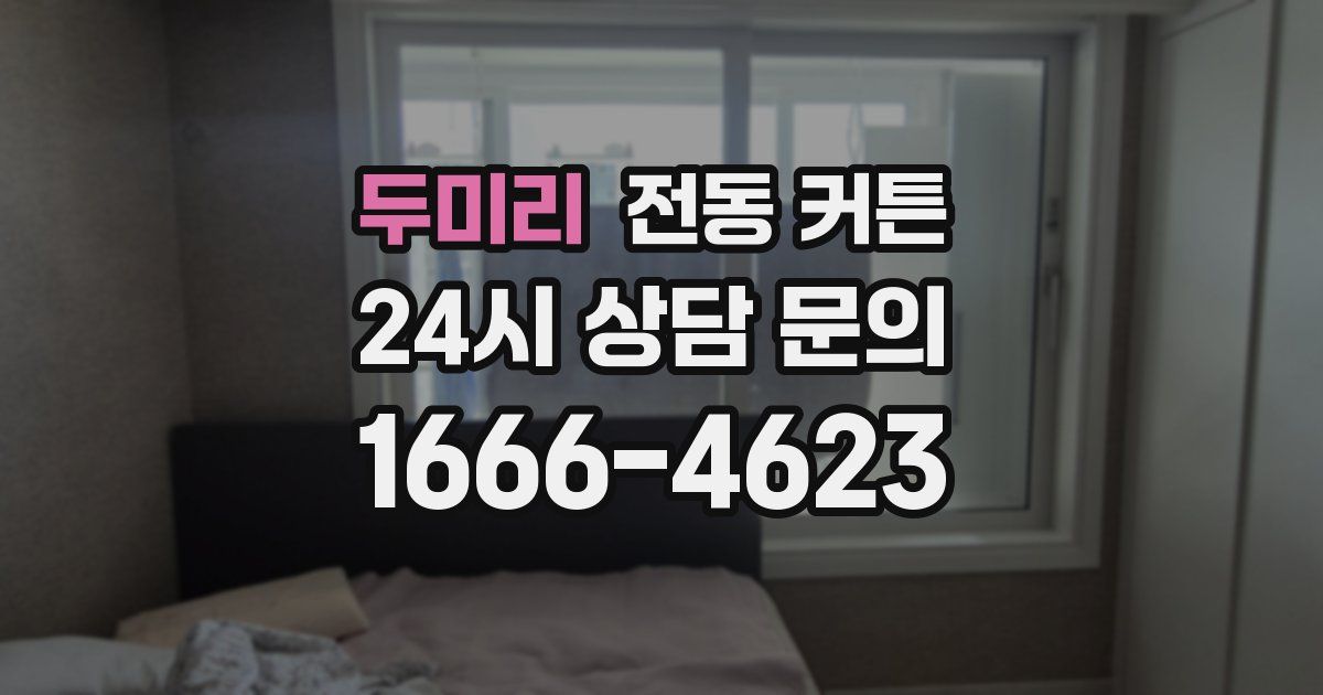두미리 전동 커튼