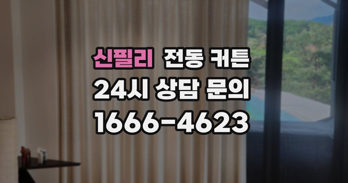 신필리 전동 커튼