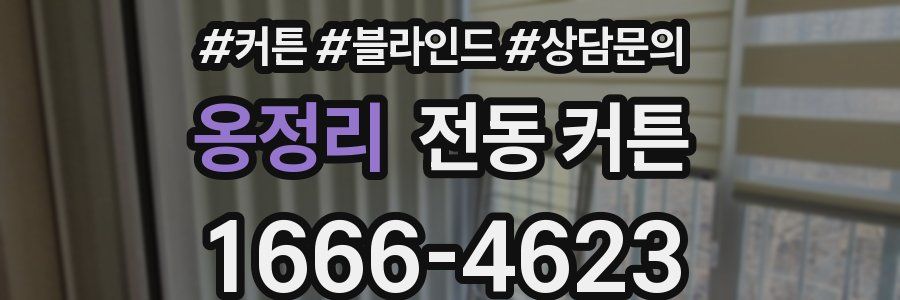 옹정리 전동 커튼