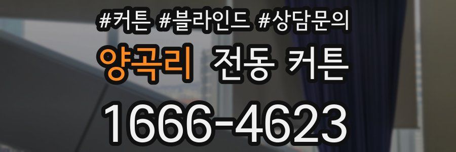양곡리 전동 커튼