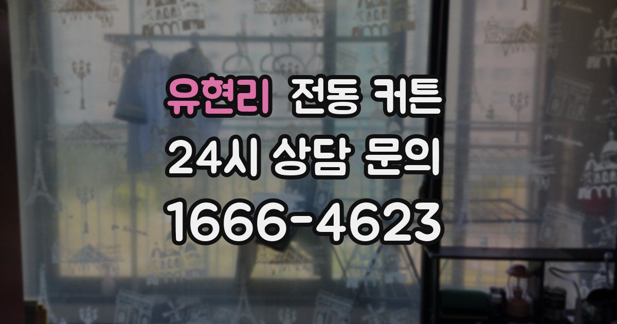 유현리 전동 커튼