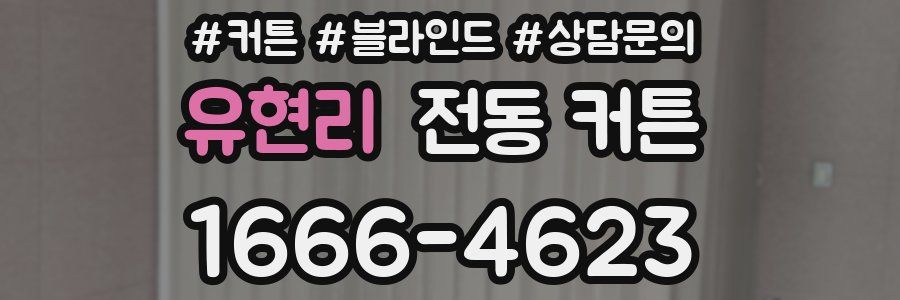 유현리 전동 커튼
