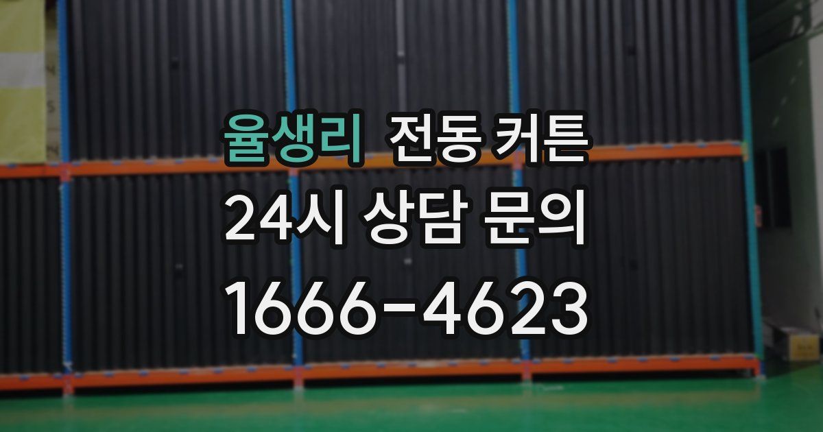 율생리 전동 커튼