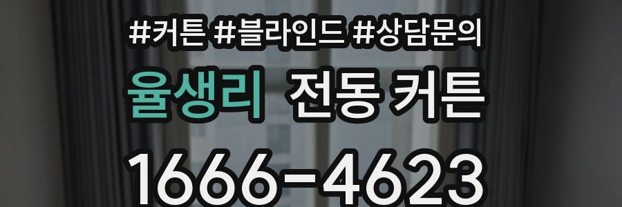 율생리 전동 커튼