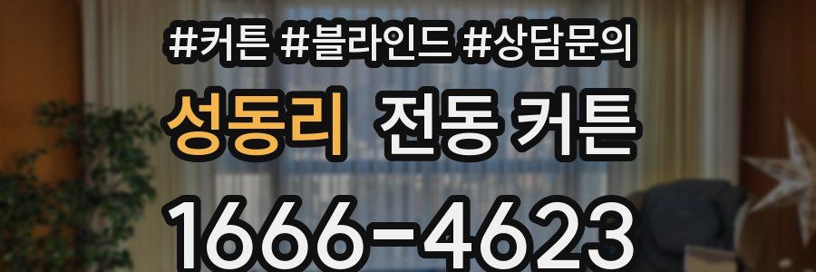 성동리 전동 커튼