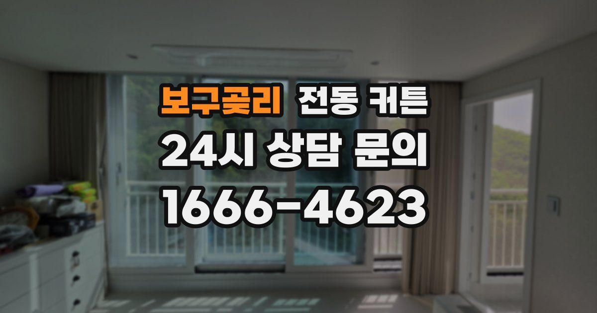 보구곶리 전동 커튼