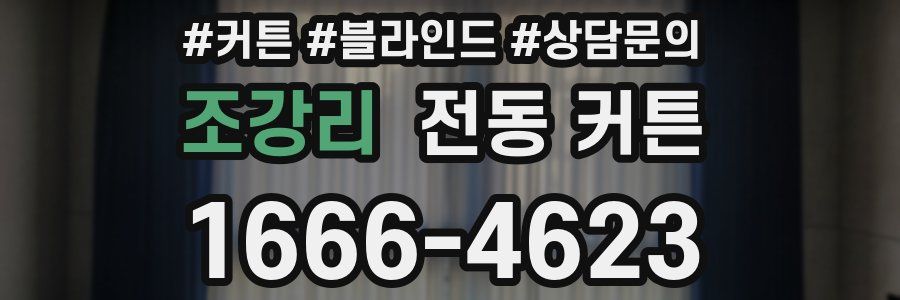조강리 전동 커튼