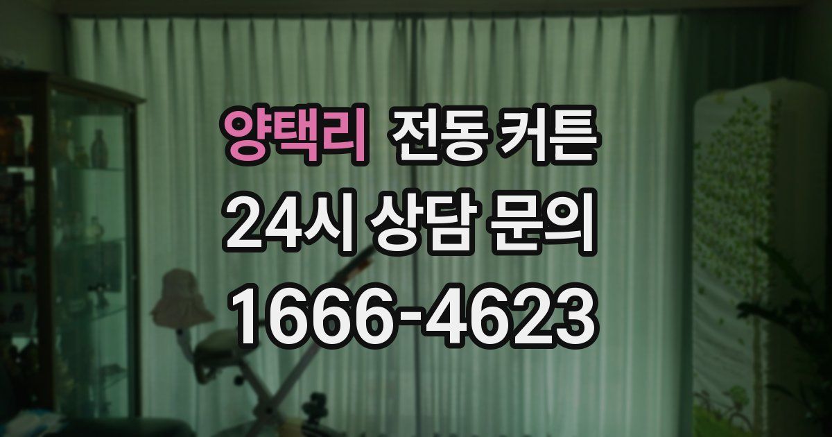 양택리 전동 커튼