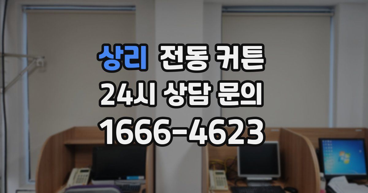 상리 전동 커튼