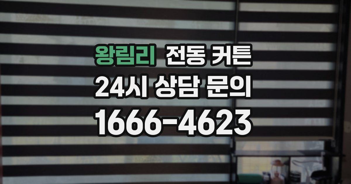 왕림리 전동 커튼