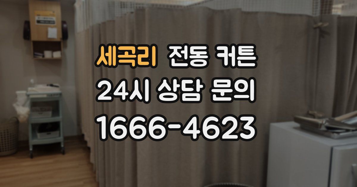 세곡리 전동 커튼