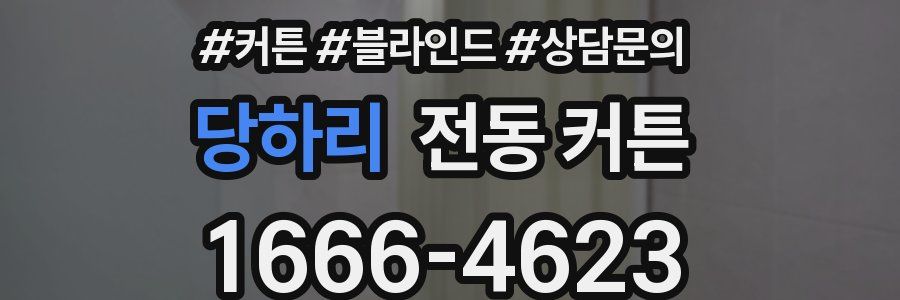 당하리 전동 커튼