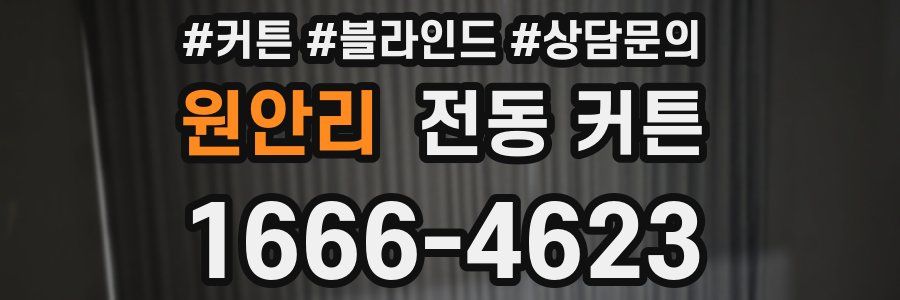 원안리 전동 커튼