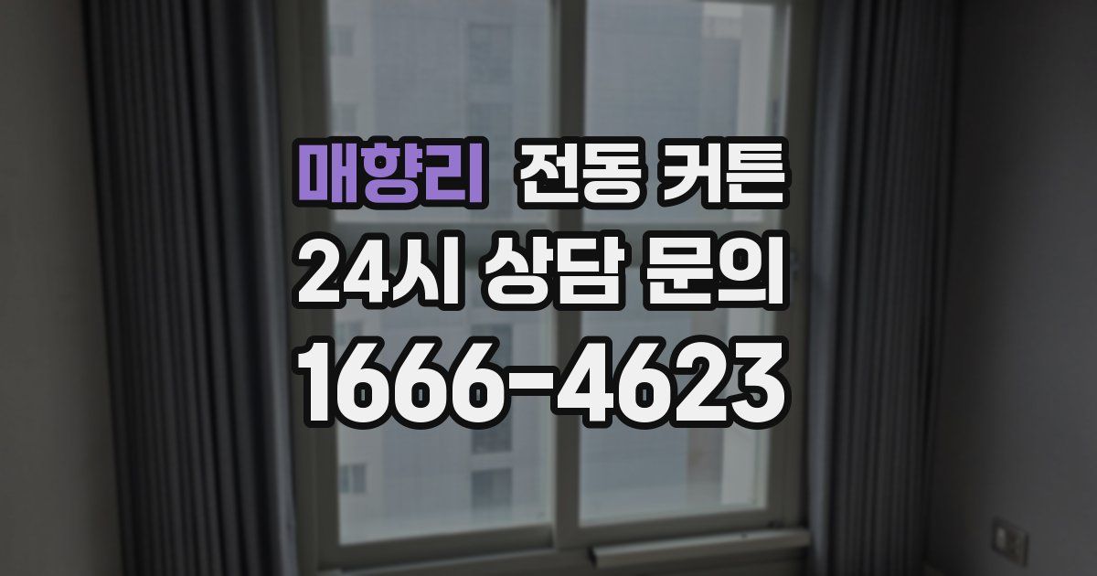 매향리 전동 커튼