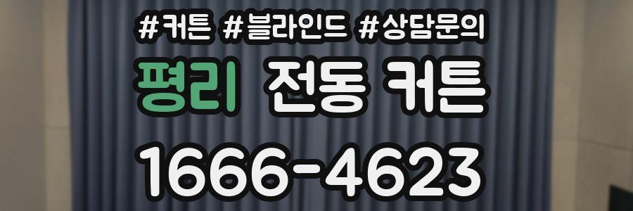 평리 전동 커튼