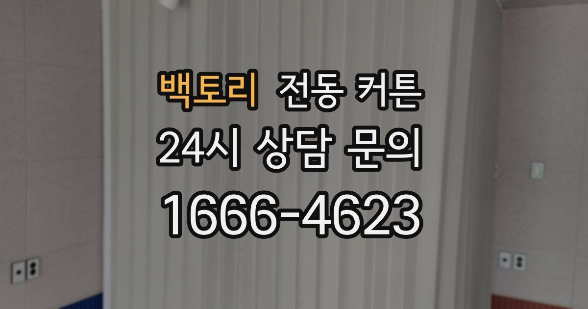 백토리 전동 커튼