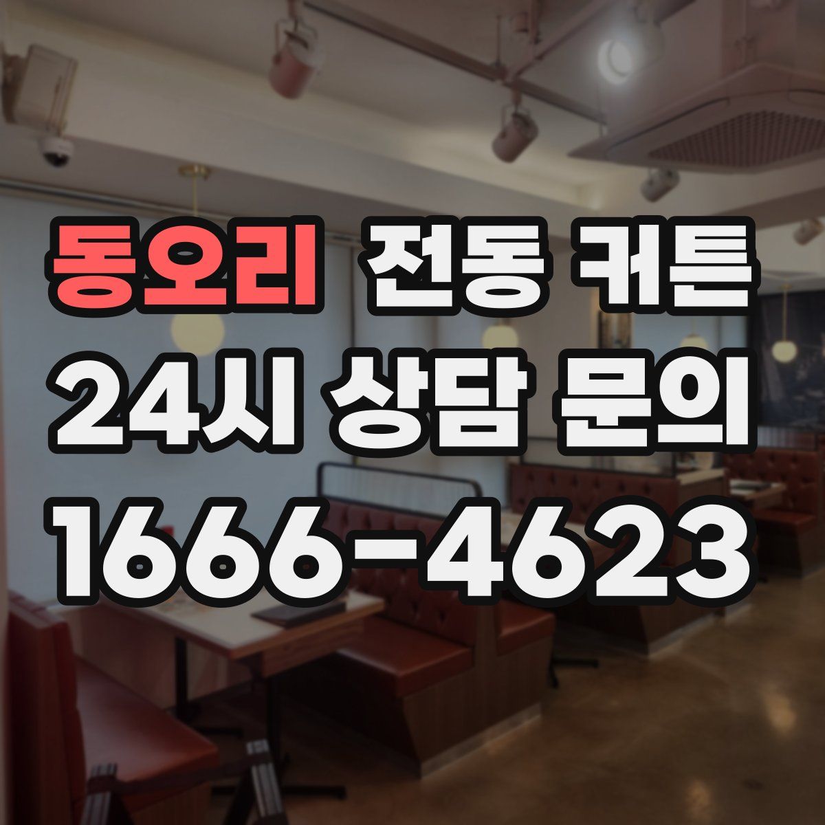 동오리 전동 커튼