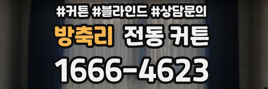 방축리 전동 커튼