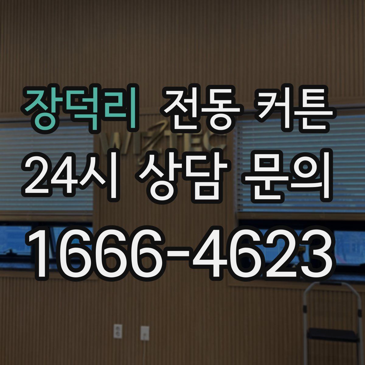 장덕리 전동 커튼