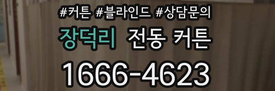 장덕리 전동 커튼