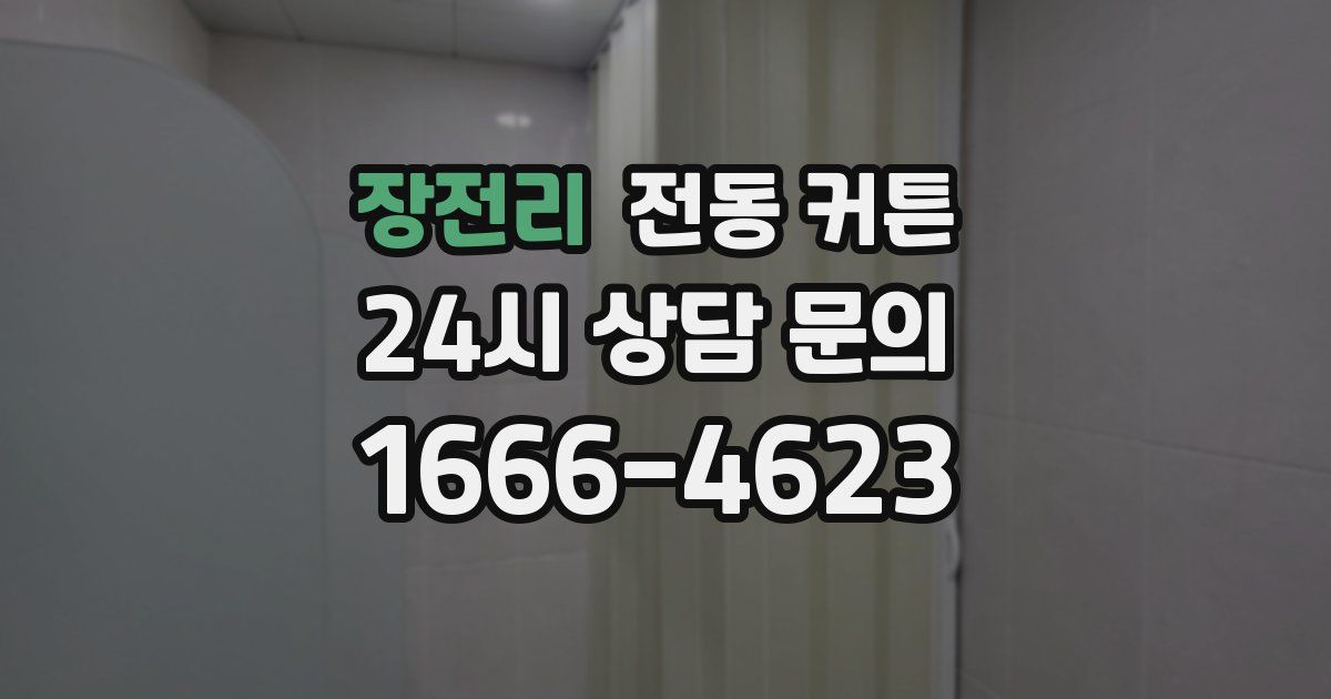 장전리 전동 커튼