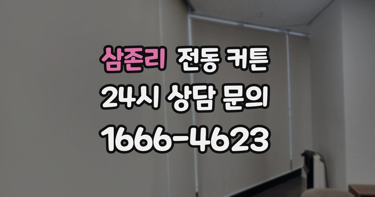 삼존리 전동 커튼