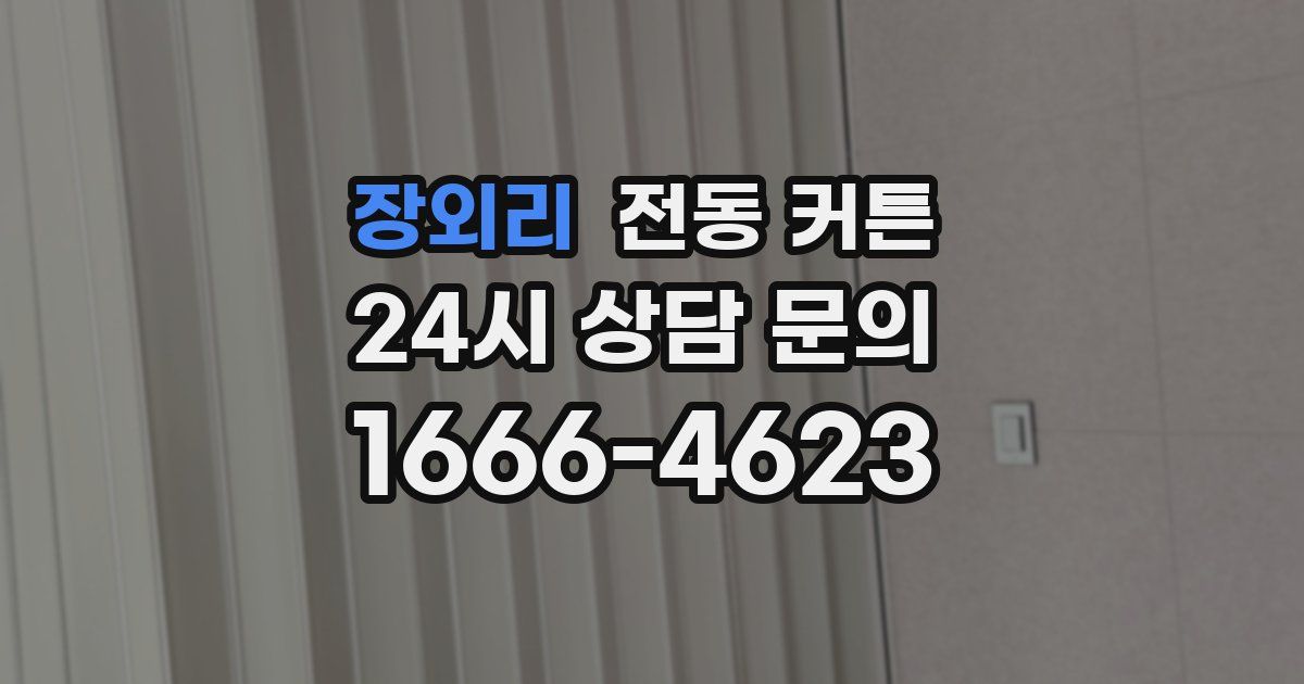 장외리 전동 커튼