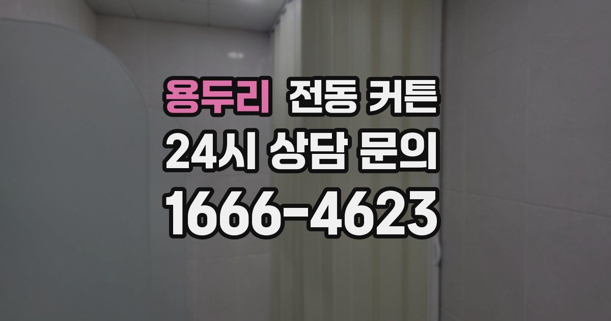 용두리 전동 커튼