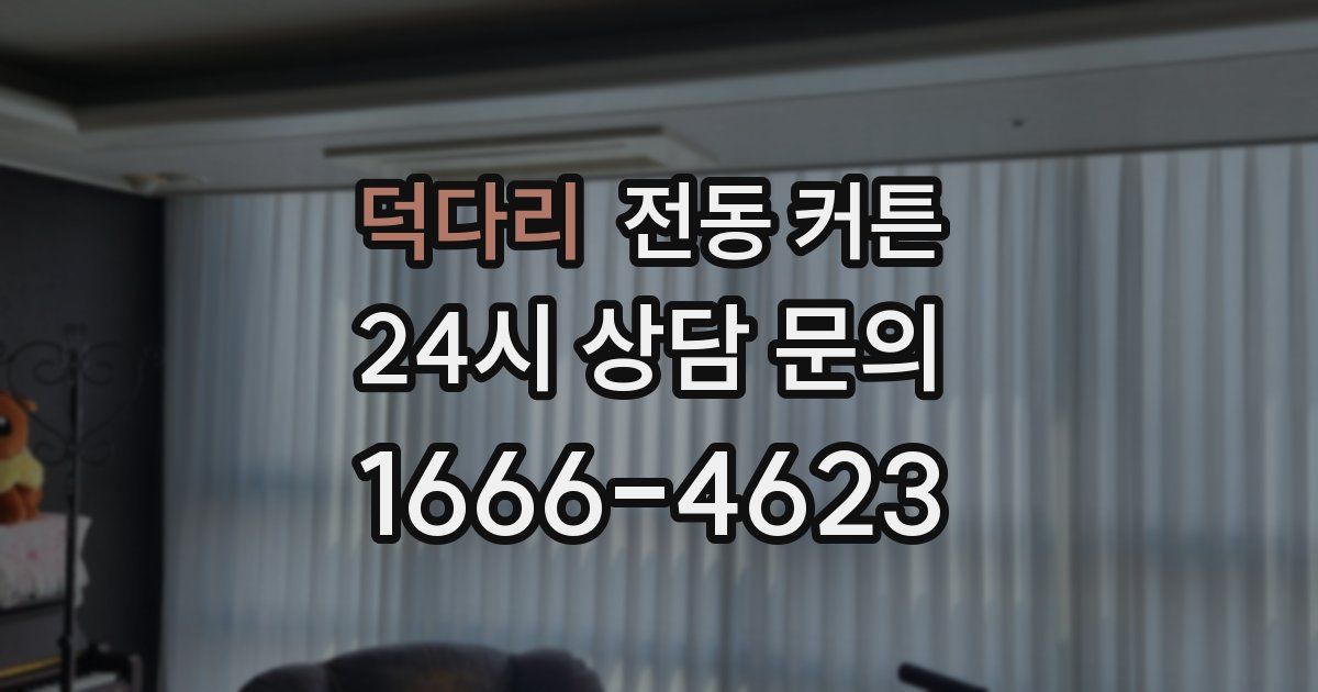덕다리 전동 커튼