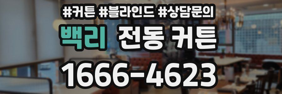 백리 전동 커튼
