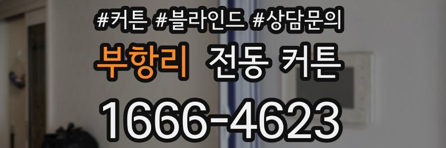 부항리 전동 커튼