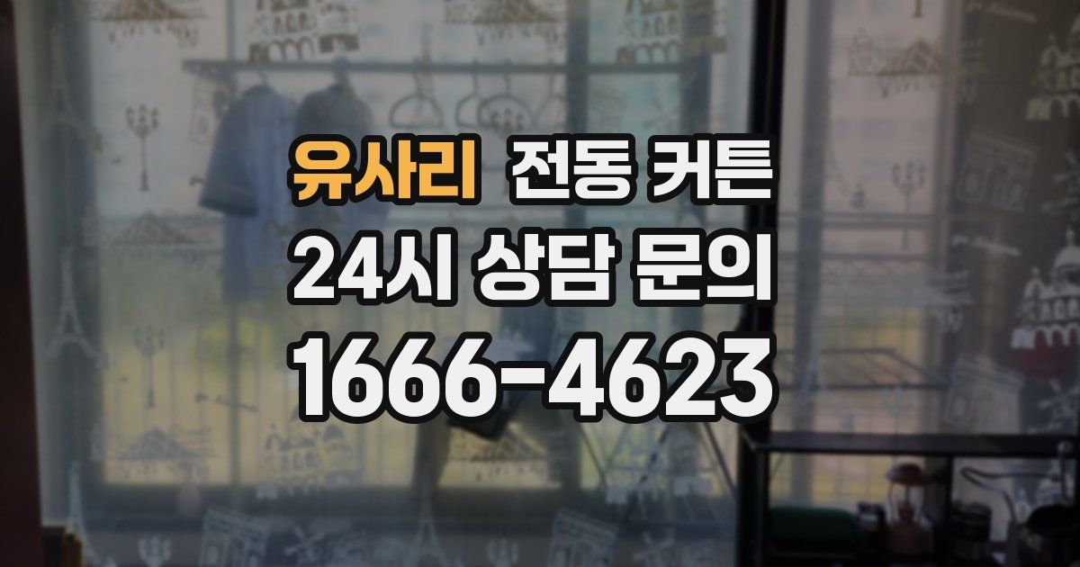 유사리 전동 커튼