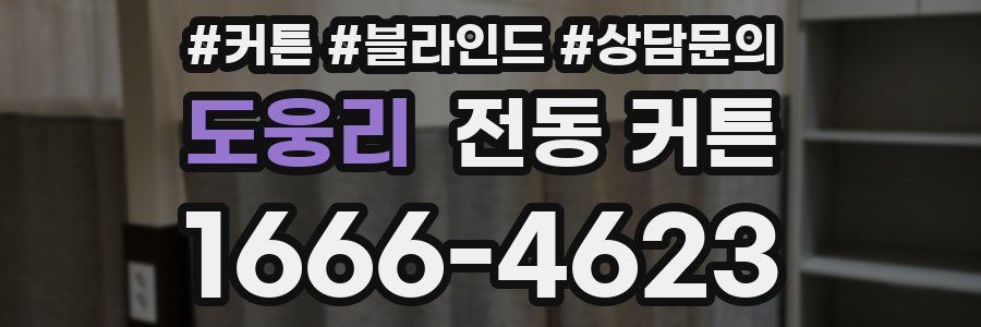 도웅리 전동 커튼
