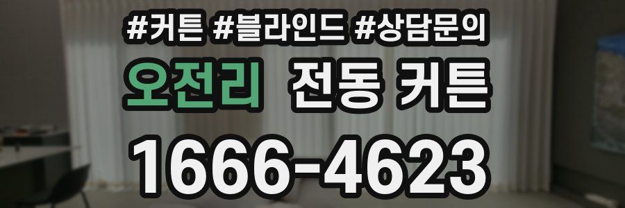 오전리 전동 커튼