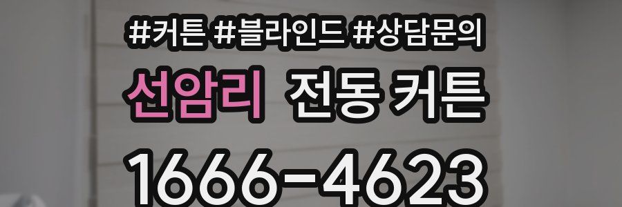 선암리 전동 커튼