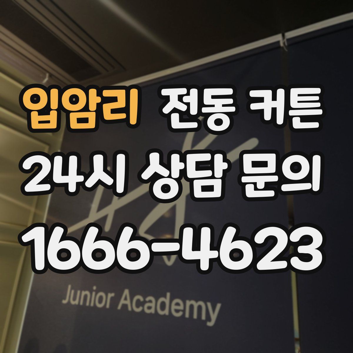 입암리 전동 커튼