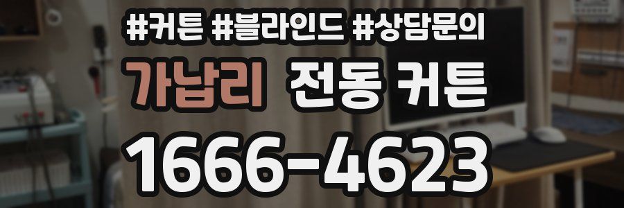 가납리 전동 커튼
