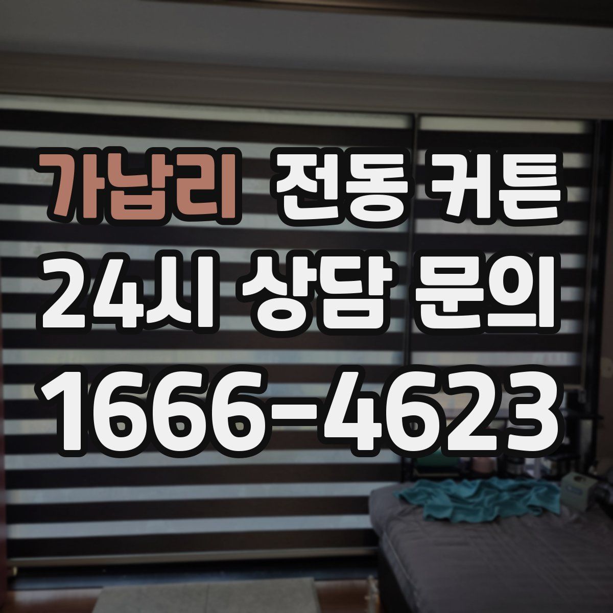 가납리 전동 커튼