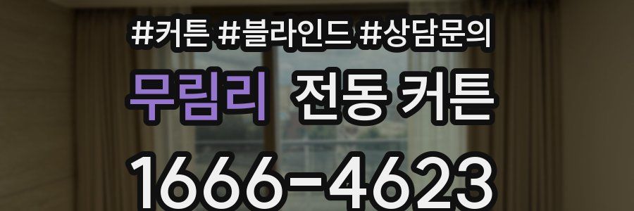무림리 전동 커튼