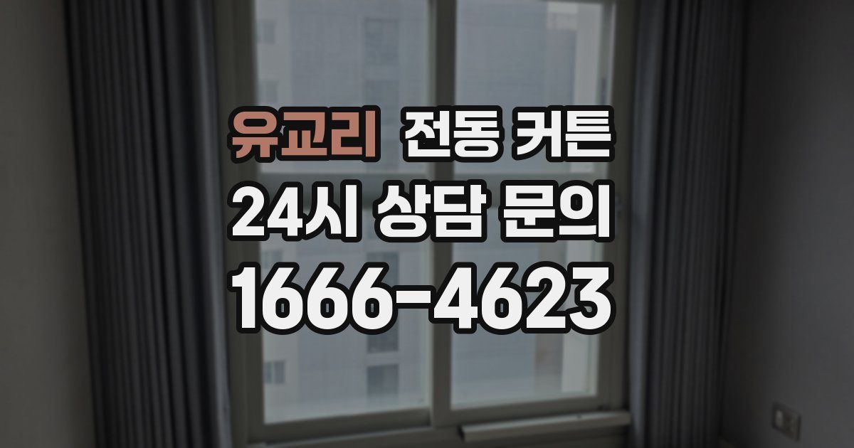 유교리 전동 커튼