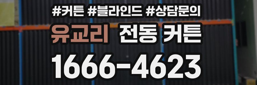 유교리 전동 커튼