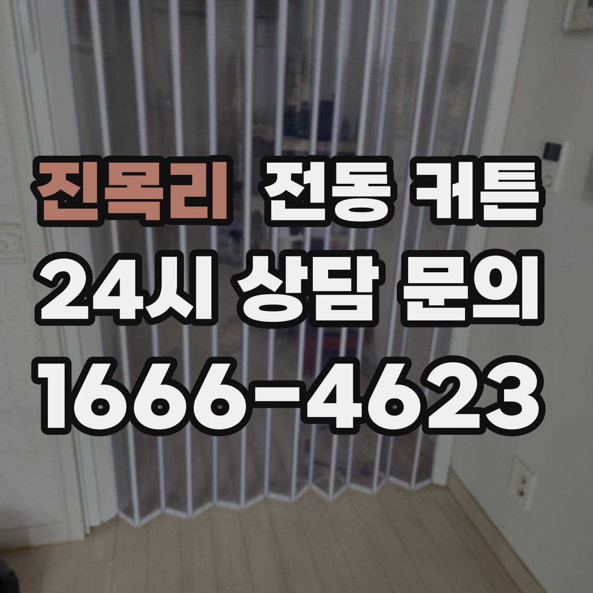 진목리 전동 커튼