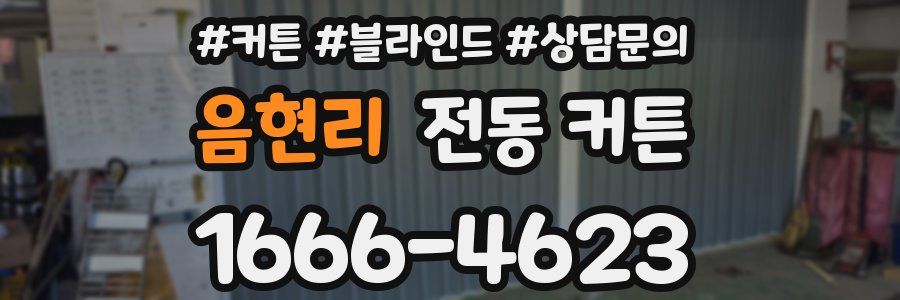 음현리 전동 커튼