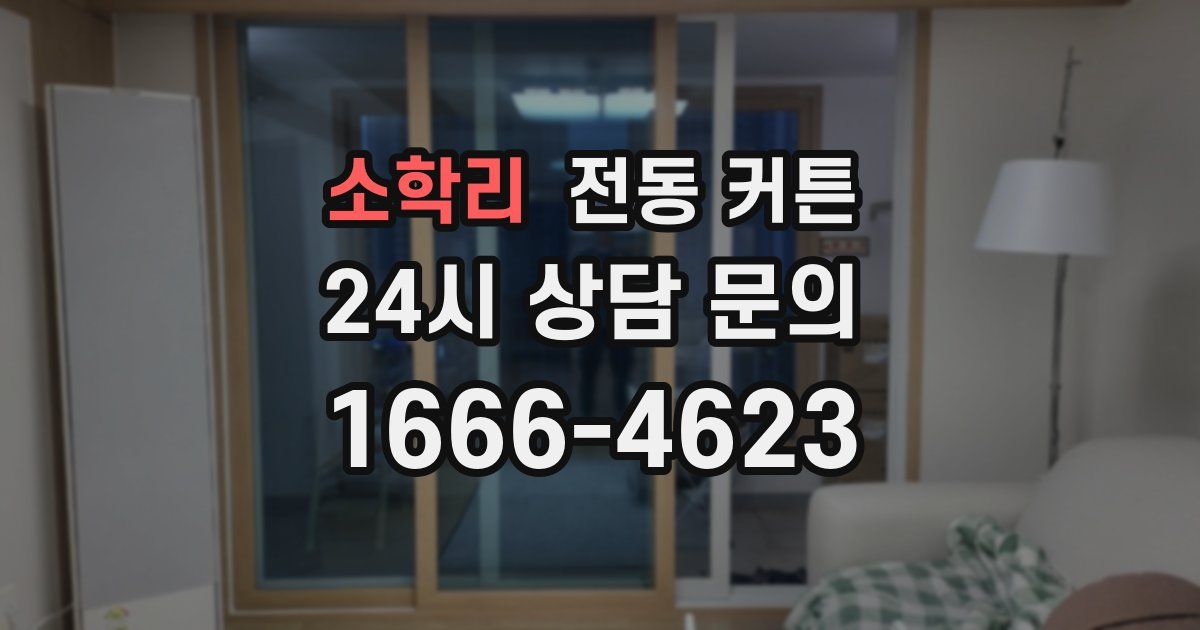 소학리 전동 커튼