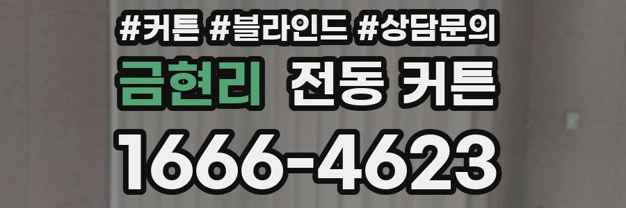 금현리 전동 커튼