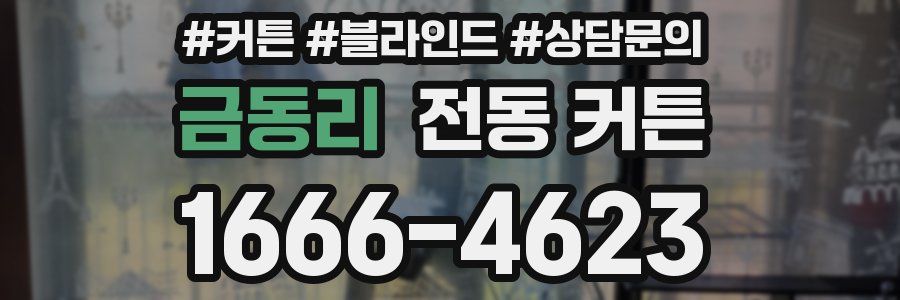 금동리 전동 커튼