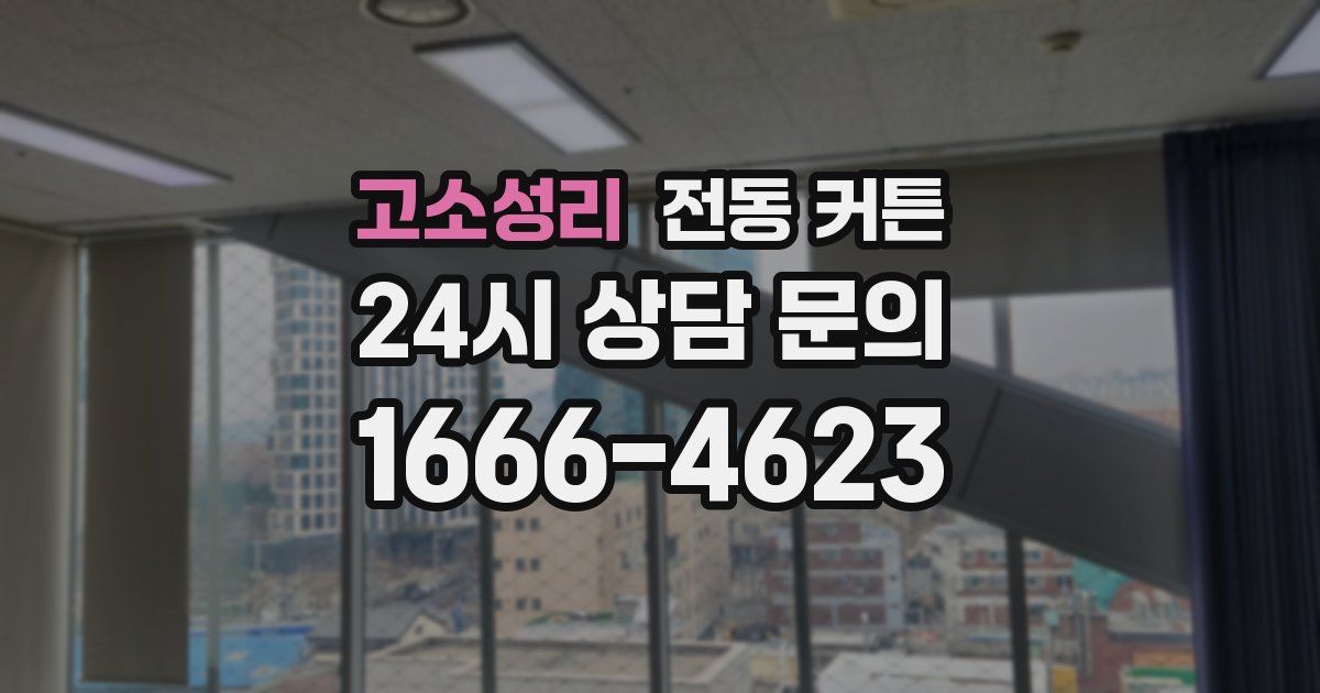 고소성리 전동 커튼