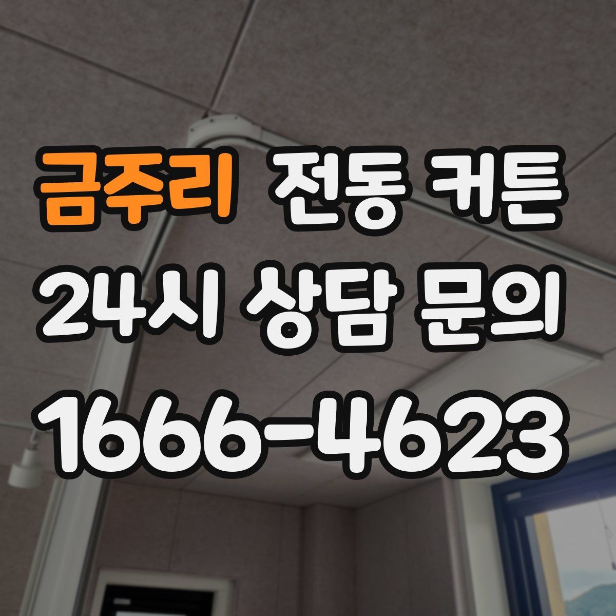 금주리 전동 커튼